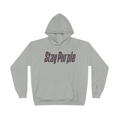 Stay Purple Hoodie – Unisex ComfortBlend® EcoSmart® Pullover