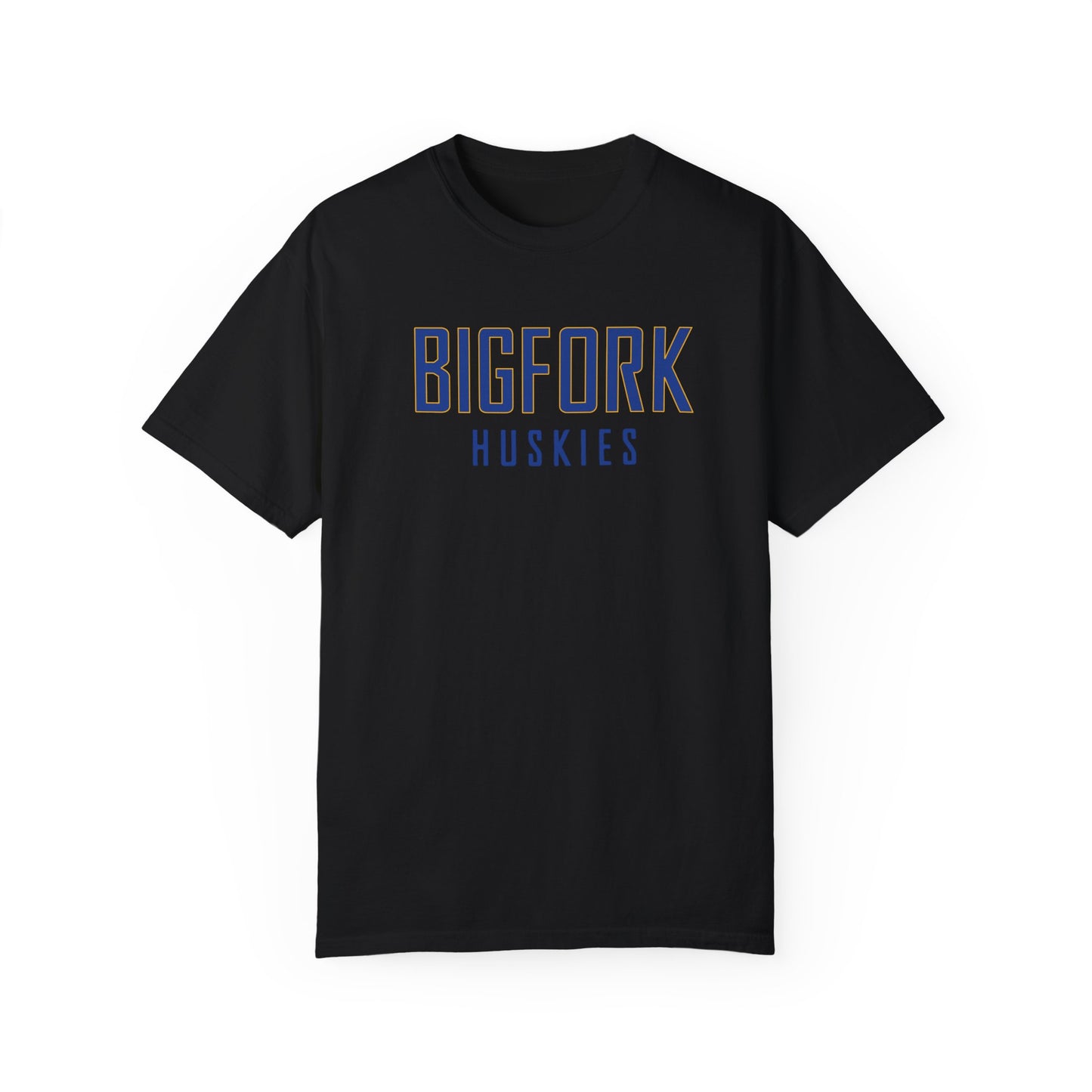 Bigfork Huskies Wordmark Unisex Garment-Dyed T-shirt