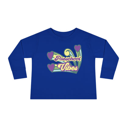 Preschool Vibes – Toddler Long Sleeve Tee