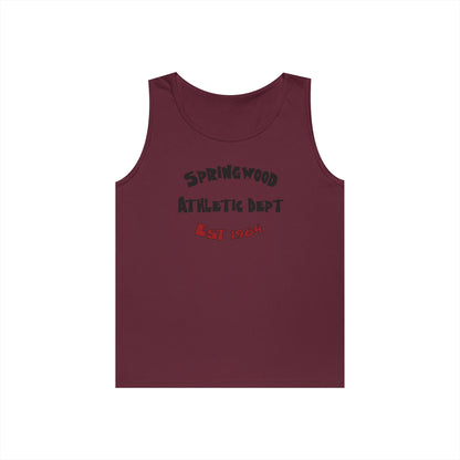 Springwood High Athletic Dept. Tank Top – Class of 1984 Horror Fan Gym Shirt