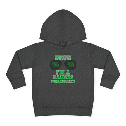 BRUH I’m A Raiders Preschooler Toddler Hoodie