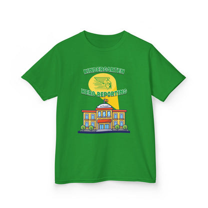 Kindergarten: Hero Reporting for Duty – Greenway Raiders Kids Tee