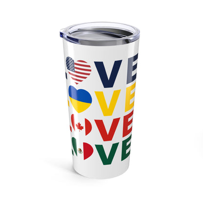 LOVE United Stainless Steel Tumbler ☕🌍