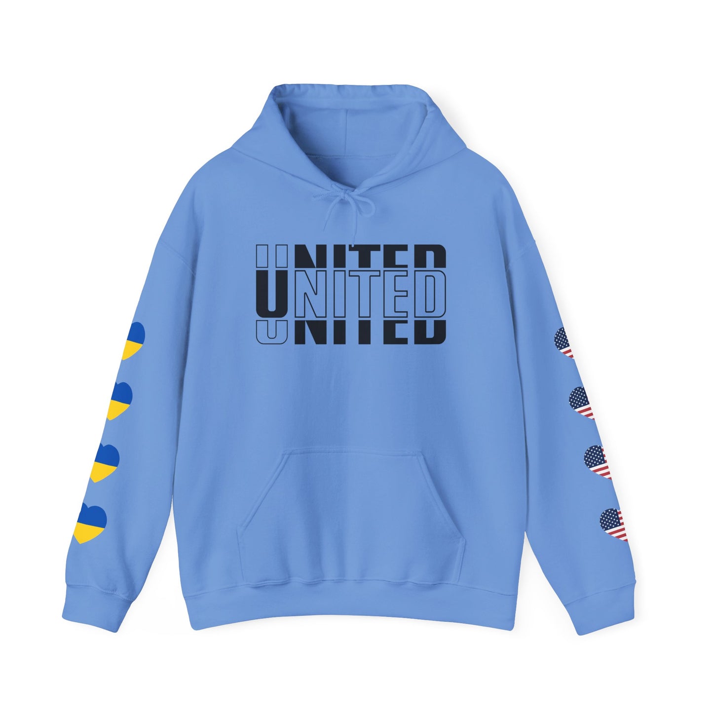 LOVE United - USA Ukraine Hoodie