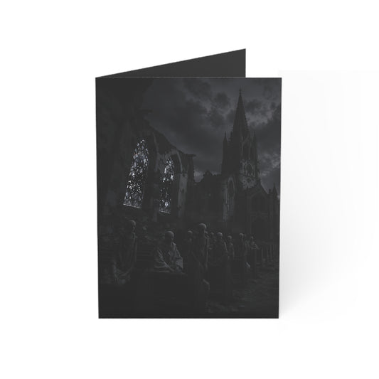 Congregation of the Forgotten – Gothic Horror Greeting Card