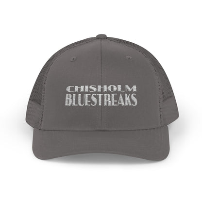 Chisholm Bluestreaks Snapback Trucker Hat – Mesh, Mean, and Made for Game Day