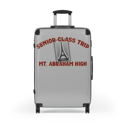 Mt. Abraham High Senior Class Trip Suitcase – Paris or Bust (Travel at Your Own Risk)