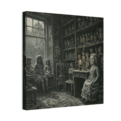 The Dollmaker's Den – Haunted Canvas Wall Art