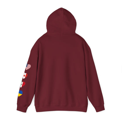 LOVE United Heavy Blend Hoodie – Minimalist Edition 🌍❤️