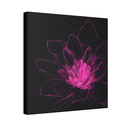 Lotus Static – Square Canvas Bloom