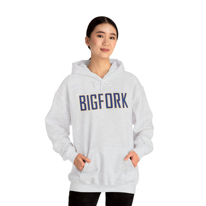 Bigfork Huskies Back-Logo Hoodie — Front Wordmark, Classic Comfort