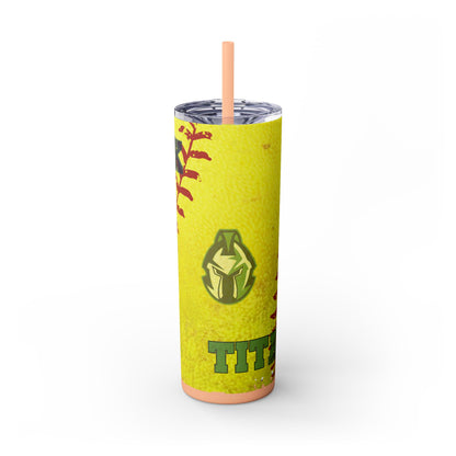 GNK Titans Softball 20oz Skinny Tumbler – GNK Fastpitch Stainless Steel Cup