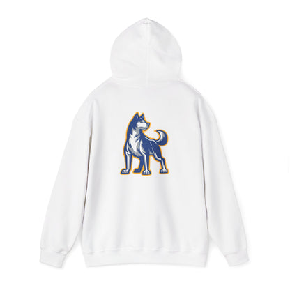 Bigfork Huskies Back-Logo Hoodie — Front Wordmark, Classic Comfort