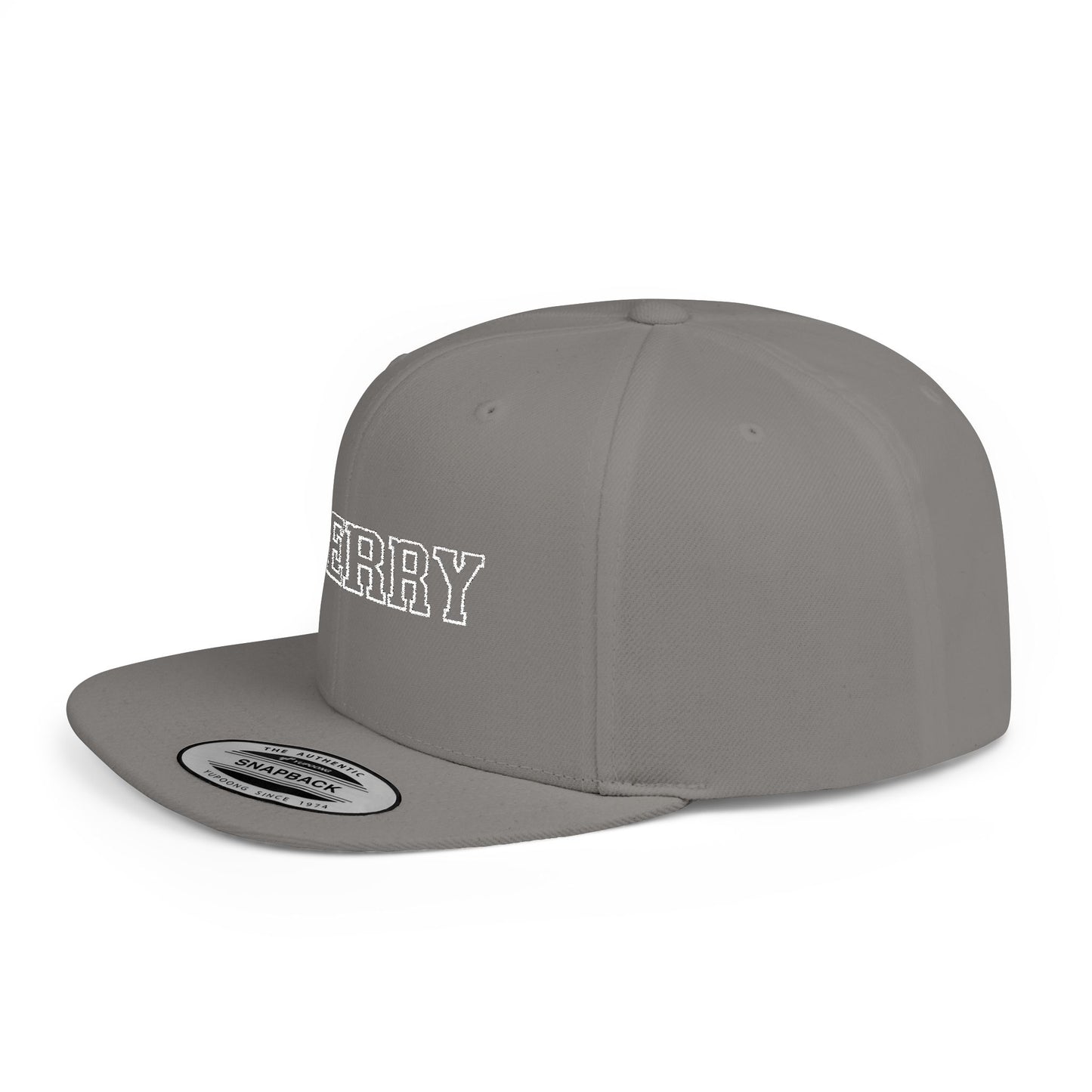 Cherry Flat Bill Snapback – Blend In? Never. 🍒🎯