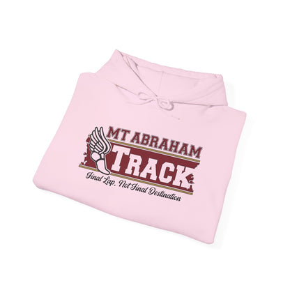 Mt. Abraham Track Hoodie — “Final Lap, Final Destination: The Finish Line” Edition