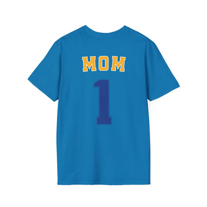 Bigfork Huskies Soft-Style Tee — Custom Back (“MOM #1” or Your Text)
