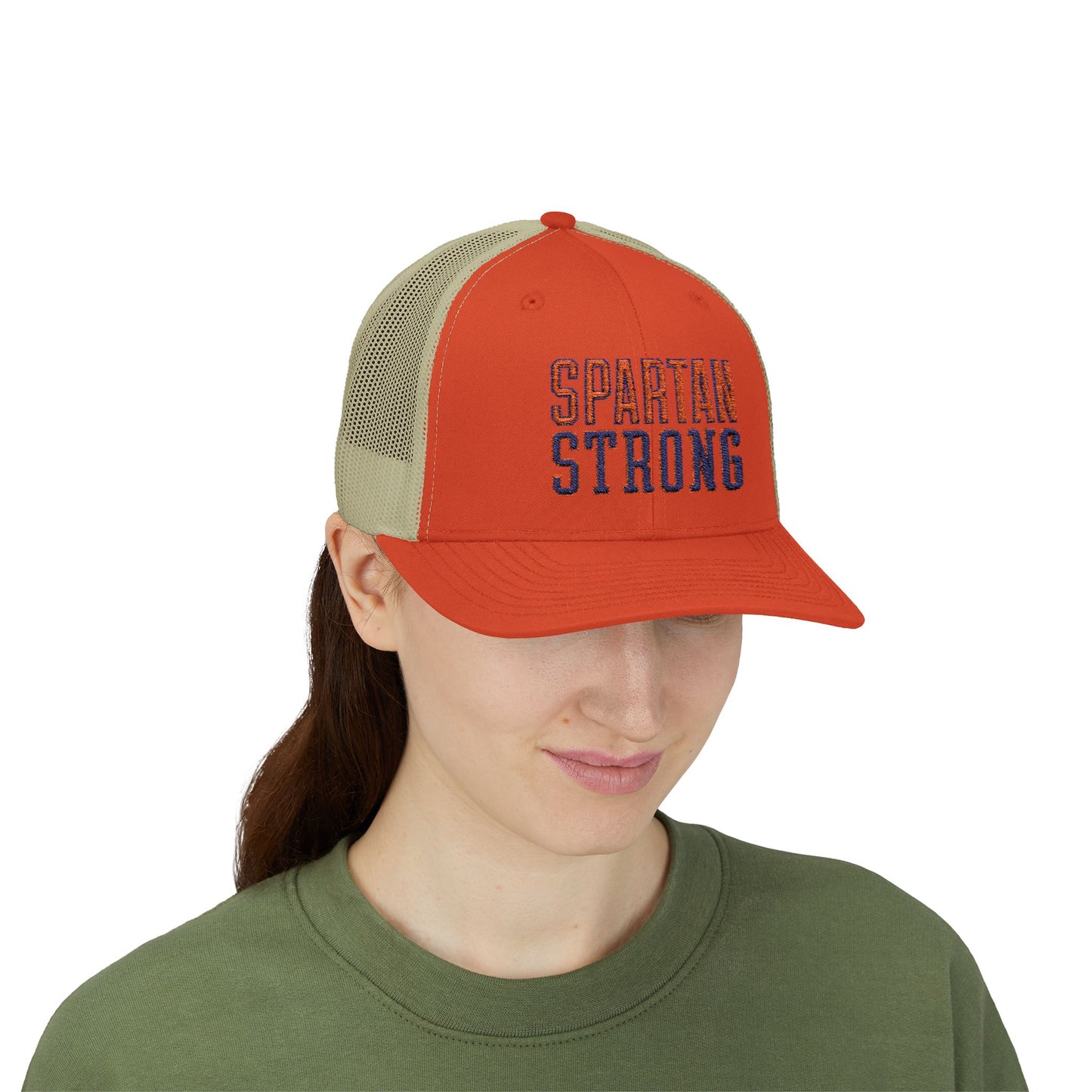 SPARTAN STRONG Trucker Hat – Built for Dirt Roads, Game Days, and Comebacks