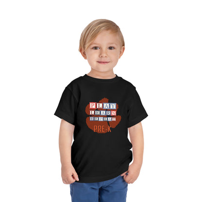 Toddler Tee - Alphabet Blocks Tiger Paw Pre-K Pride Shirt for Mini Graduates