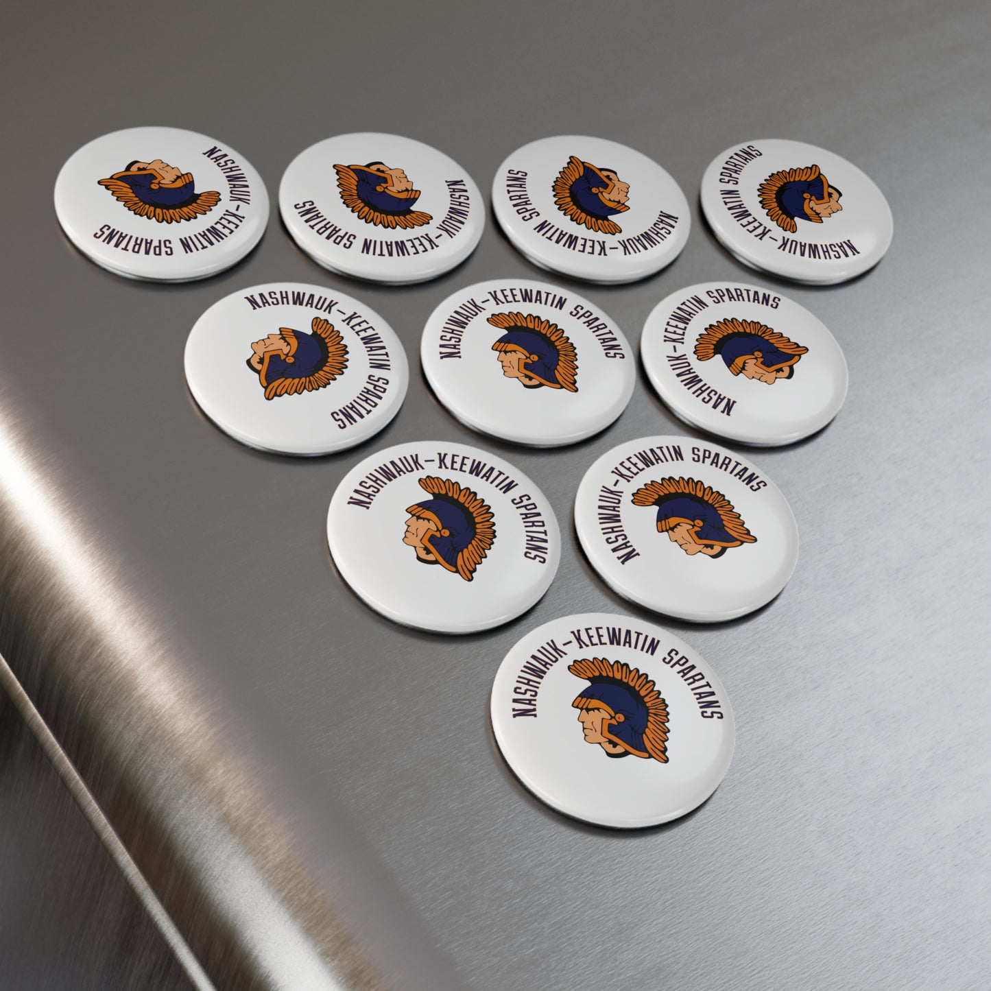 Nashwauk-Keewatin Spartans Round Magnet