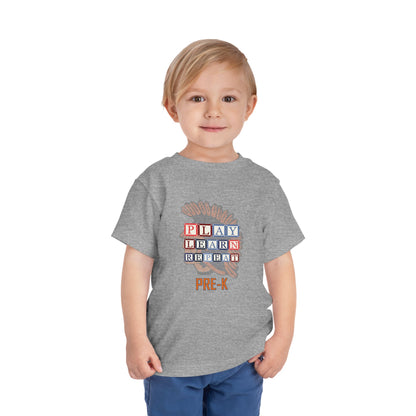 NK Play. Learn. Repeat. – Pre-K Toddler Tee