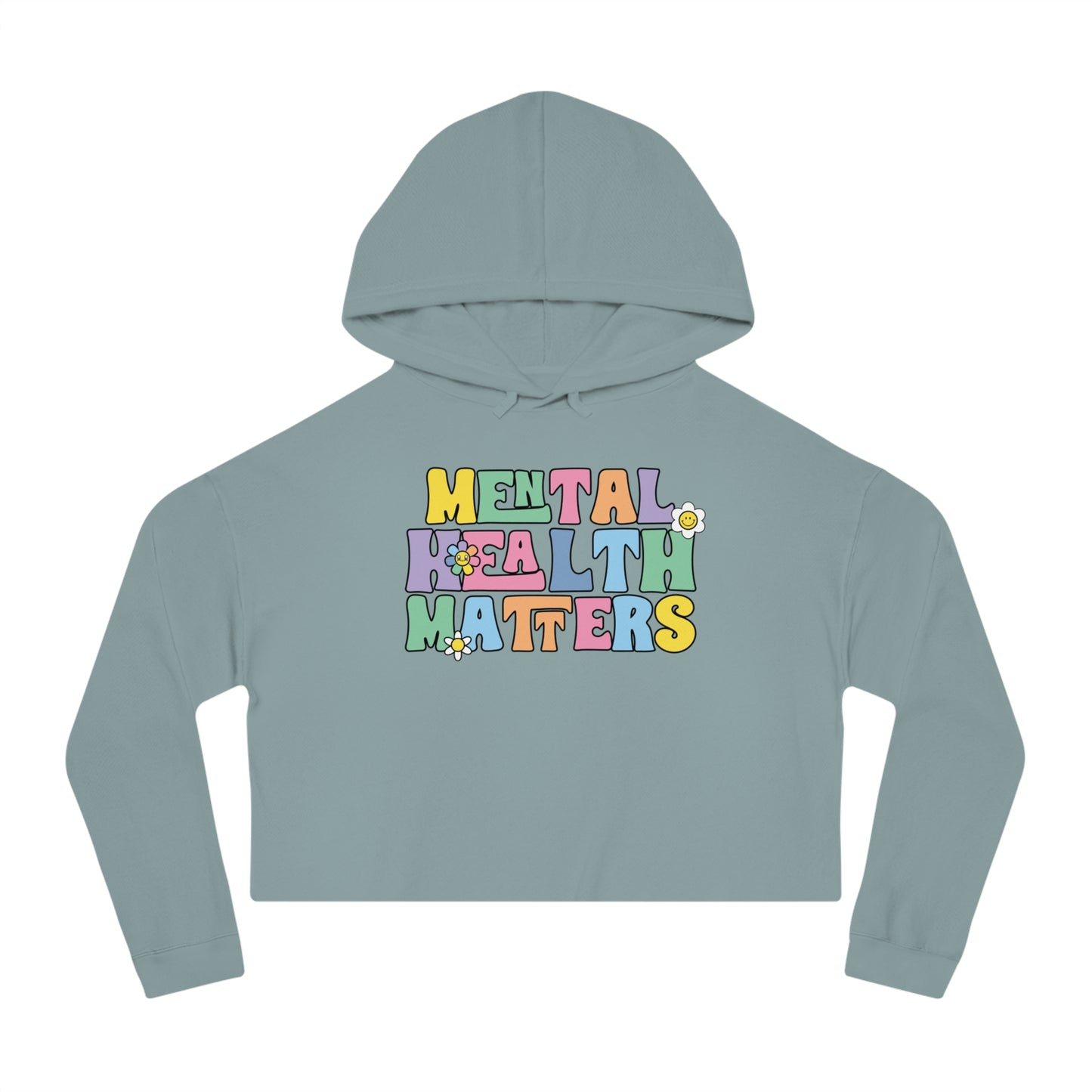 Mental Health Matters Cropped Hoodie