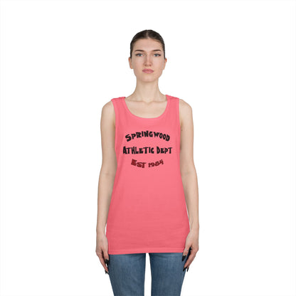 Springwood High Athletic Dept. Tank Top – Class of 1984 Horror Fan Gym Shirt