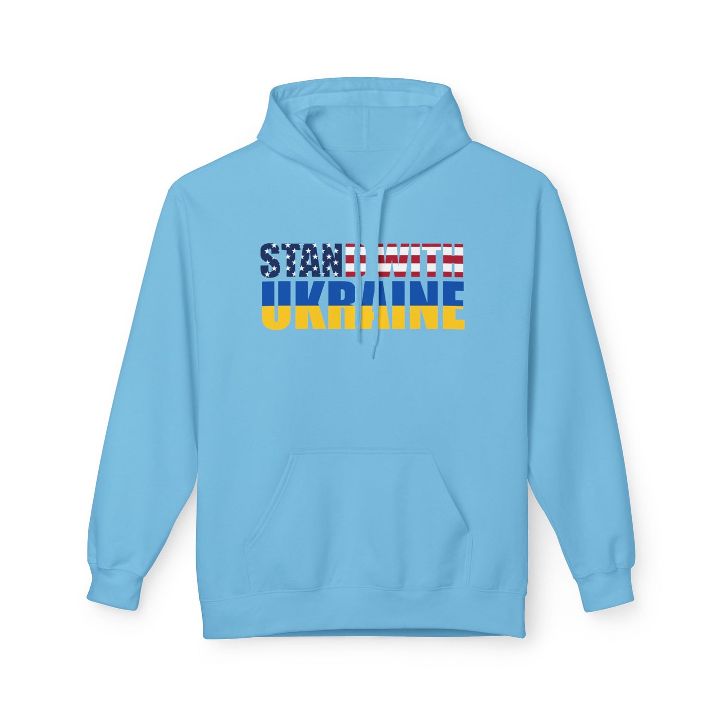 Stand With Ukraine - Unisex Softstyle Fleece Hoodie