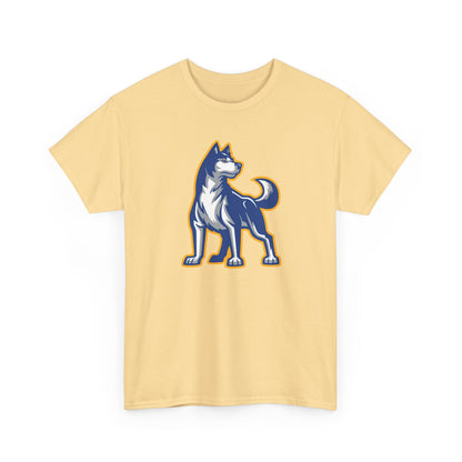 Bigfork Huskies Heavy Cotton Tee — Custom Back (“DAD #1” or Your Text)