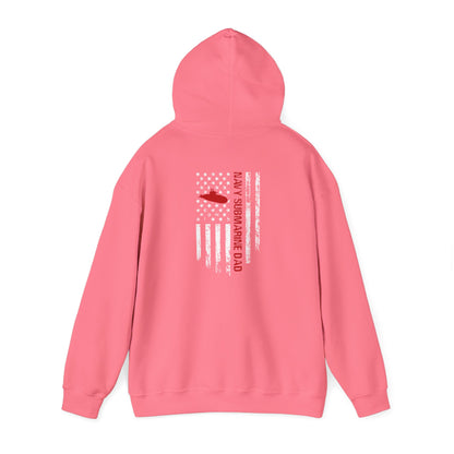 Navy Submarine Dad Hooded Sweatshirt – Proud, Warm, and Patriotic