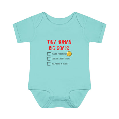 Tiny Human, Big Goals – Infant Bodysuit