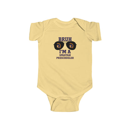 BRUH I’m a Spartan Preschooler – NK Infant Bodysuit
