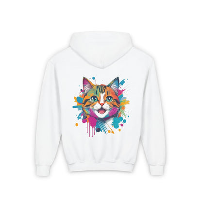 Happy Cat Day Youth Hoodie by Ryne - Cats Rule!