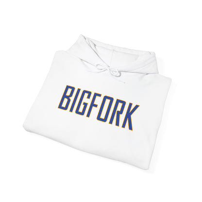 Bigfork Huskies Back-Logo Hoodie — Front Wordmark, Classic Comfort