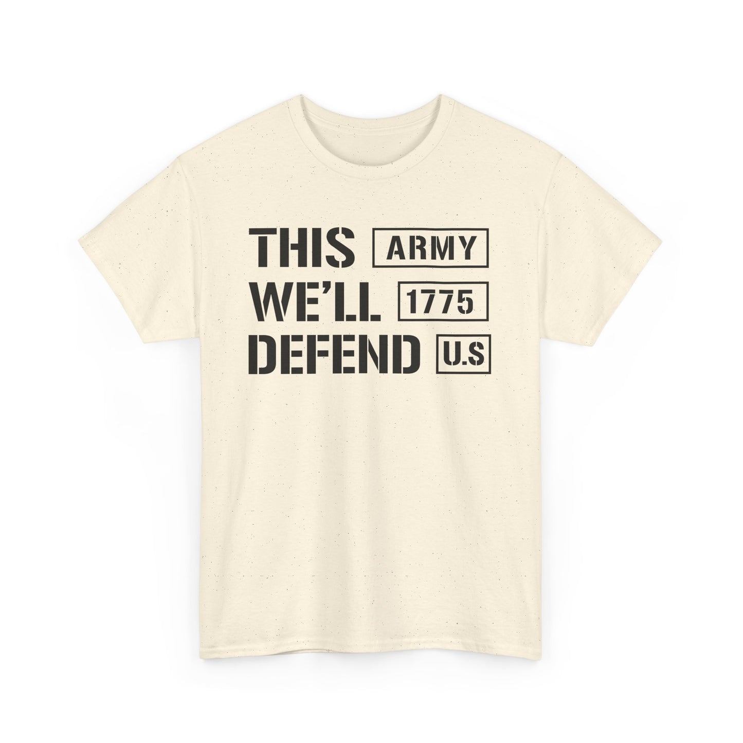 "This We'll Defend" 1775 Army Tee - Timeless Patriotic Pride