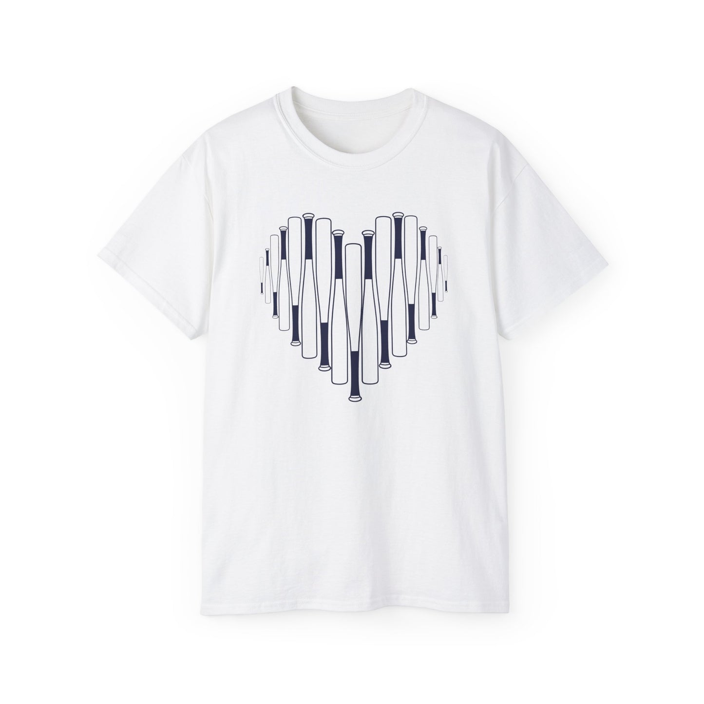 GNK Titans Baseball/Softball Heart Bat Tee