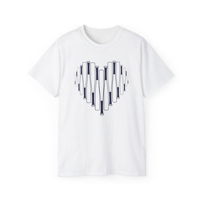 GNK Titans Baseball/Softball Heart Bat Tee