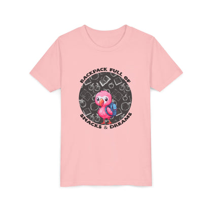 Backpack Full of Snacks & Dreams – Youth Tee
