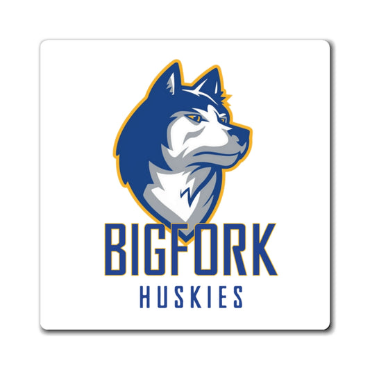 Bigfork Huskies Logo Magnet — Stick With the Pack (3", 4", 6")