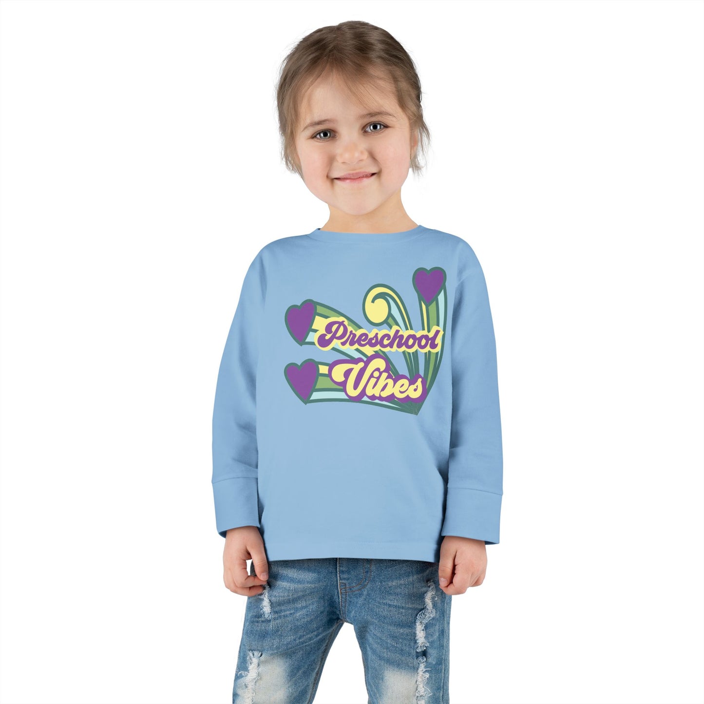 Preschool Vibes – Toddler Long Sleeve Tee