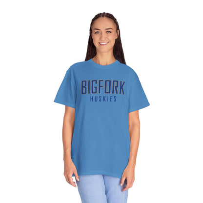 Bigfork Huskies Wordmark Unisex Garment-Dyed T-shirt