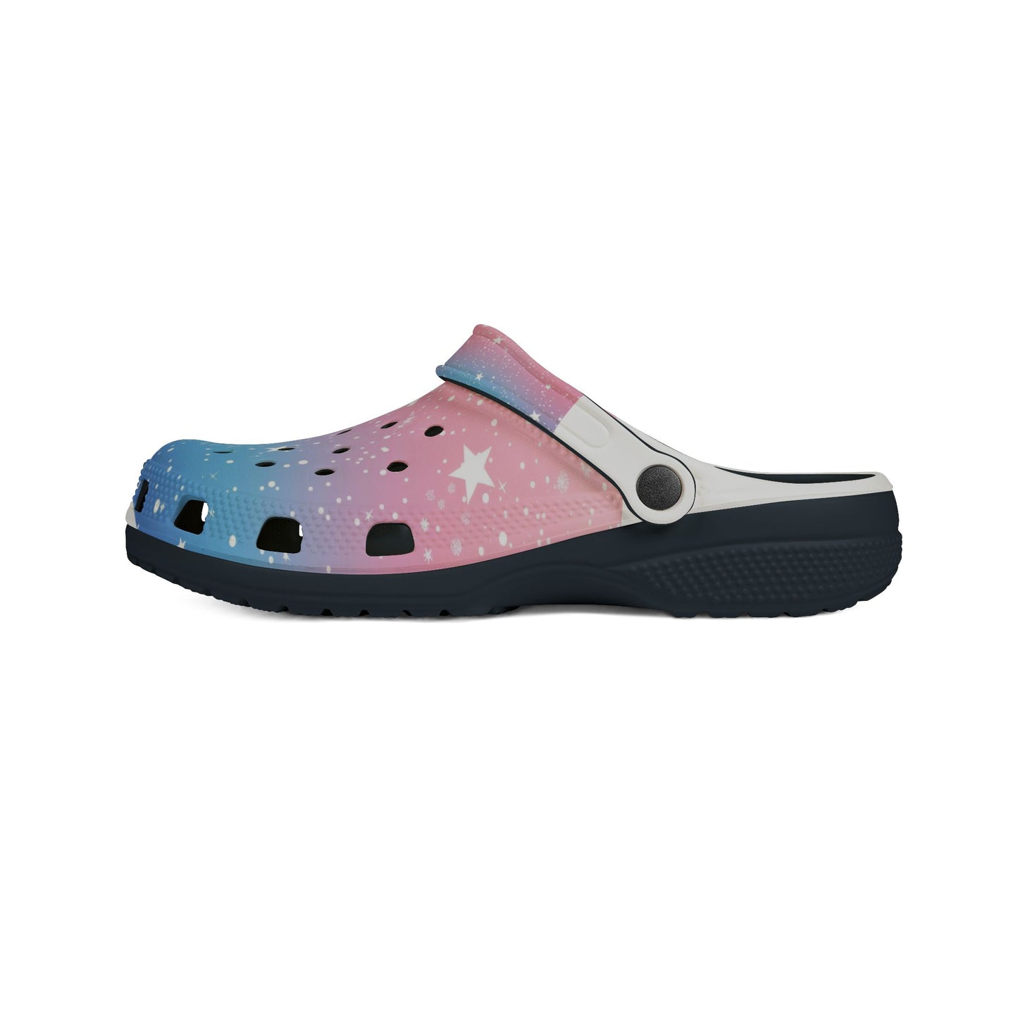 Pink Stars Clogs - Sparkle and Shine with Every Step!