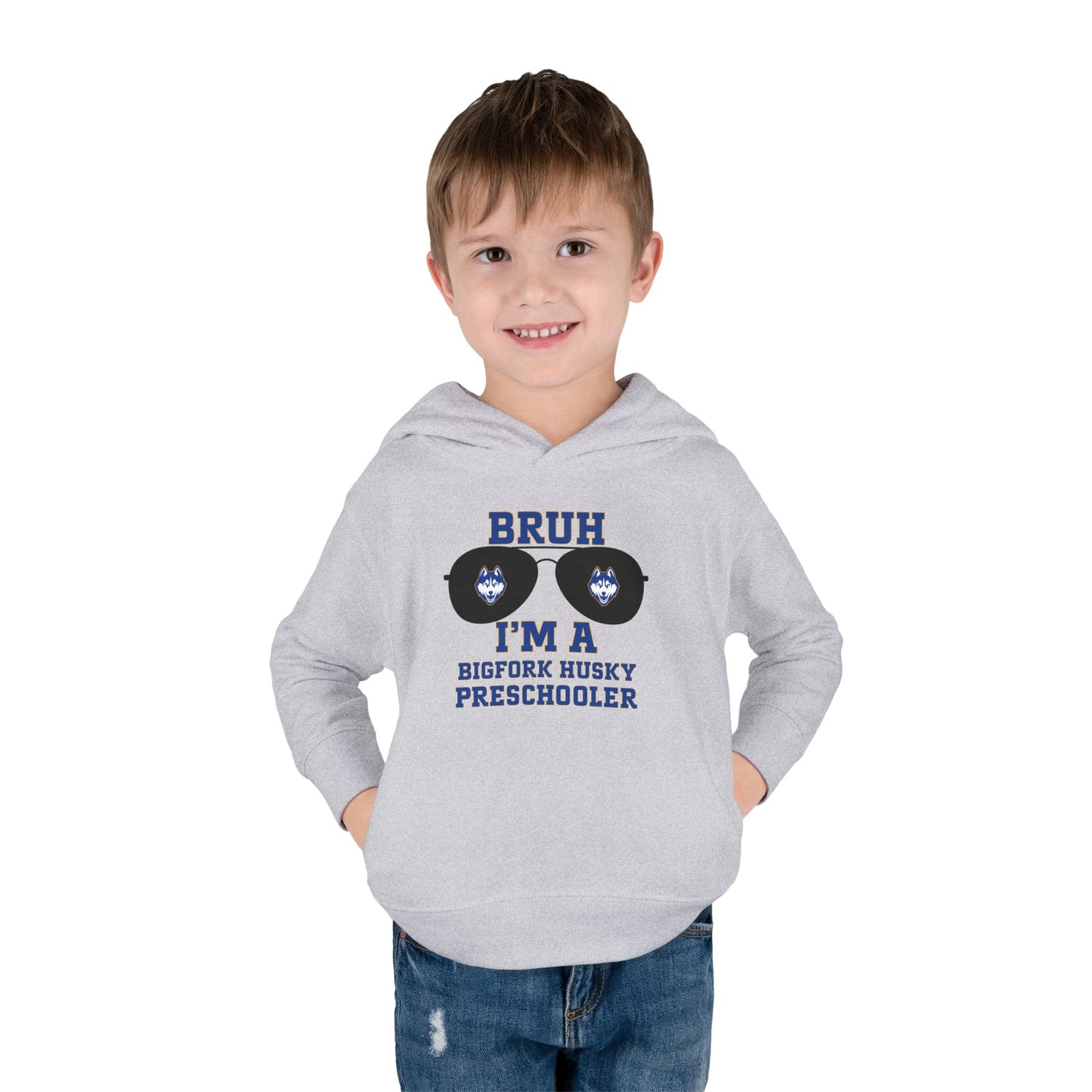 BRUH I’m a Bigfork Husky Preschooler – Toddler Hoodie of Legends