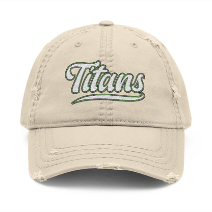 Titan Up Top – Distressed Dad Hat with Classic Swagger