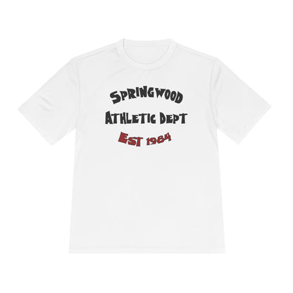 Springwood High Athletic Dept. Tee – Class of 1984 Horror Fan Sports Shirt