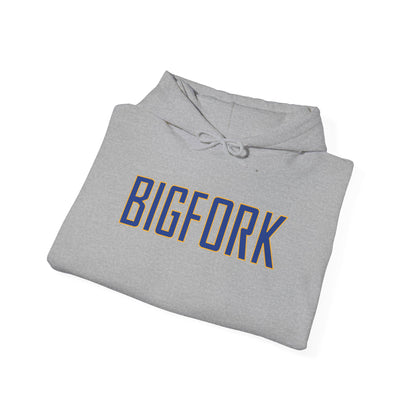 Bigfork Huskies Back-Logo Hoodie — Front Wordmark, Classic Comfort