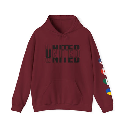 LOVE United Heavy Blend Hoodie – Minimalist Edition 🌍❤️