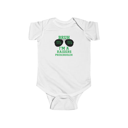 BRUH I’m A Raiders Preschooler Infant Bodysuit