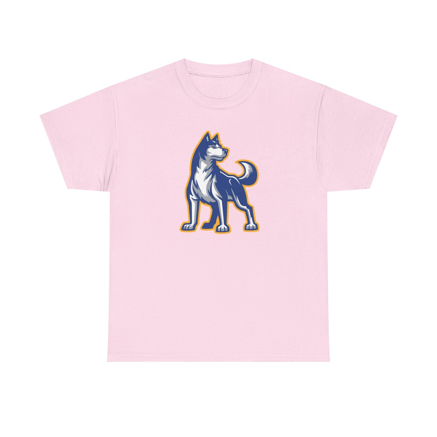 Bigfork Huskies Heavy Cotton Tee — Custom Back (“DAD #1” or Your Text)