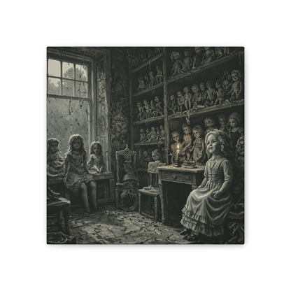 The Dollmaker's Den – Haunted Canvas Wall Art
