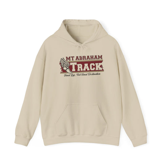 Mt. Abraham Track Hoodie — “Final Lap, Final Destination: The Finish Line” Edition